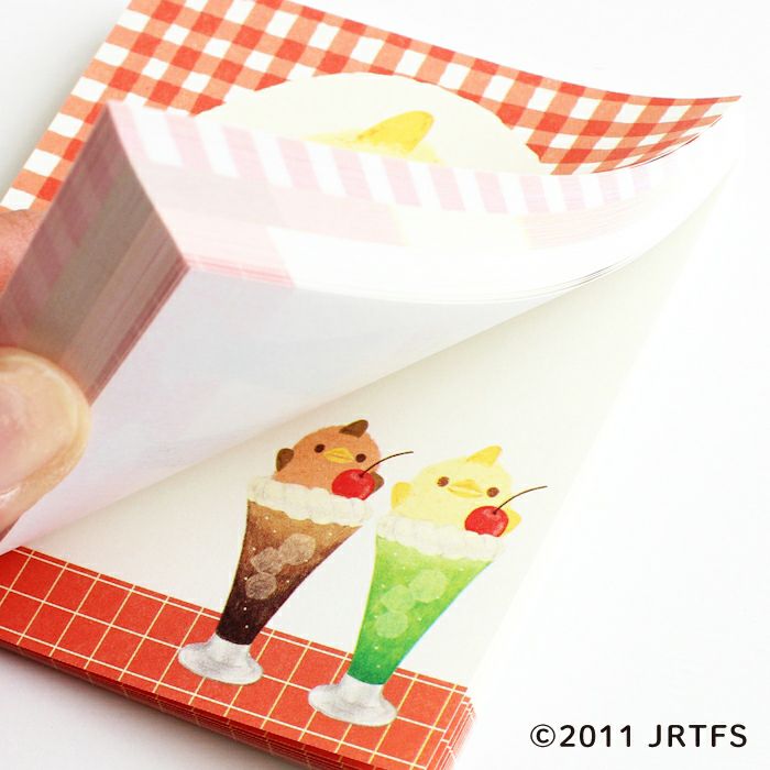 Portable cute notepad-cafes