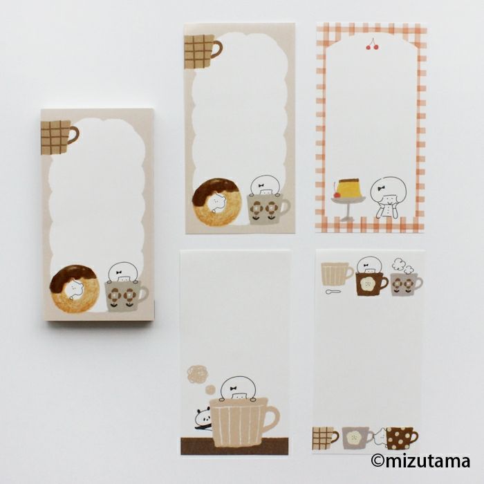 Ultra-thin Notepad - Donut Print