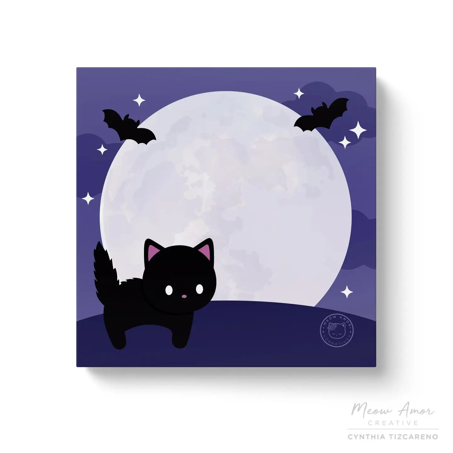 Creative timid cat note