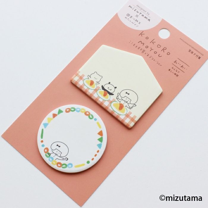 Mizutama die-cut notes