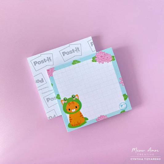 Frog Cat Sticky Notes