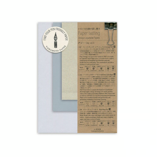 Yamamoto Paper Tasting - Gray Vol.4